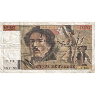 France, 100 Francs, Delacroix, 1990, T.155, TB, Fayette:69.13d), KM:154d - 100 F 1978-1995 ''Delacroix''
