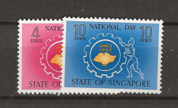 1962 MNH Singapore Mi 69-70 Postfris** - Singapour (1959-...)