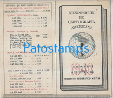 225207 ARGENTINA IX EXPOSICION DE CARTOGRAFIA AMERICANA INSTITUTO GEOGRAFICO MILITAR 1948 & CALENDARIO NO POSTCARD - Argentinië