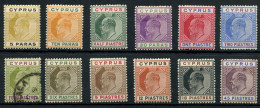 CHYPRE - YVERT 44 / 45  - EDOUARD VII -  OBLITERES ET AVEC CHARNIERE - Cipro (...-1960)