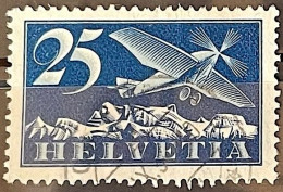 Schweiz Suisse 1923: Alpen-Flug / Avion Et Alpes Zu Flug 5 Mi 180x Yv PA 5 Mit Stempel MORSCHACH ?.IX.30 (Zu CHF 35.00) - Used Stamps