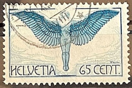 Schweiz Suisse 1924: IKARUS Zu Flug 10y (glatt) Mi 189x Yv PA 10a (lisse) Mit Stempel ZÜRICH 26.IX.3? (Zu CHF 32.00) - Used Stamps