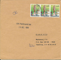 Indonesia Cover Sent To Denmark 1999 - Indonesië