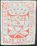 Kolumbien 1864: United States Of Colombia Mi:CO 24 - Colombie