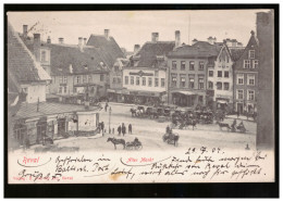 Reval/ Tallinn Alter Markt 1904 - Estland