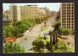 Espagne - N° 135 - ZARAGOZA - Pza De Paraiso Y Avenue De La Independencia ( Voiture Citroën Dyane Et Vieux Bus) - Zaragoza