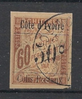 COTE D'IVOIRE - 1903 - Colis Postaux N°YT. 6 - Type Duval 50c Sur 60c Brun - Oblitéré / Used - Oblitérés