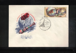 Russia USSR 1976 Space / Weltraum Cosmonaut's Day Interesting Cover - Rusia & URSS