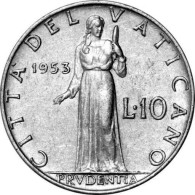 VATICANO  PIO XII 10 Lire ANNO 1953 - Vatican