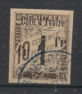 COTE D'IVOIRE - 1903 - Colis Postaux N°YT. 8 - Type Duval 1f Sur 10c Brun - Oblitéré / Used - Gebruikt
