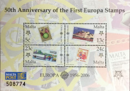 Malta 2006 Europa Anniversary Minisheet MNH - Malte