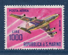 Saint Marin, San Marino, **, Yv PA 138, Mi 801, SG 742, Boeing 707, - Luftpost