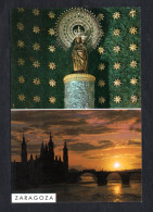 Espagne - N° 95 - ZARAGOZA - Templo (Temple) E Imagen Notre Dame De El Pilar - 2 Vues - Zaragoza