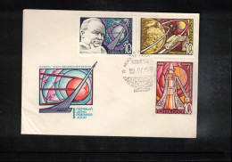 Russia USSR 1969 Space / Weltraum Cosmonaut's Day Interesting Cover - Rusia & URSS