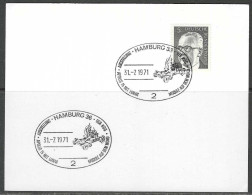 1971 - Sonderstempel - Hamburg 36 - Apollo 15 Mit Lunar - Stempeltag 31/07/1971. - Other & Unclassified