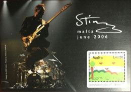 Malta 2006 Sting Concert Minisheet MNH - Malta