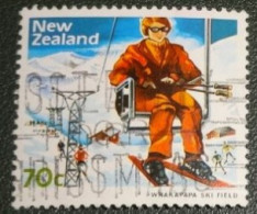 New Zealand - Michel - 900 - 1984 - Gebruikt - Used - Winter Sport - Mt. Ruapehu - Usados