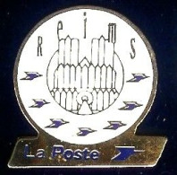 @@ La Poste PTT REIMS La Cathédrale (3x3) @@po30 - Poste