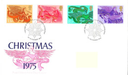 1975 Christmas Addressed FDC Tt - 1971-80 Ediciones Decimal