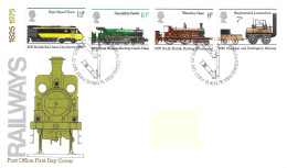 1975 Railways Addressed FDC Tt - 1971-1980 Decimal Issues