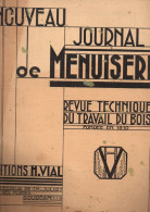 Revue NOUVEAU JOURNAL DE MENUISERIE  N°2 Fevrier 1931 (CAT4081 / 1931 /2) - Bricolage / Technique