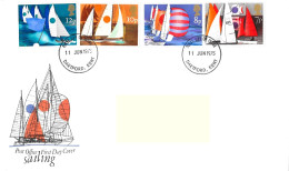 1975 Sailing Addressed FDC Tt - 1971-80 Ediciones Decimal