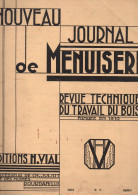 Revue NOUVEAU JOURNAL DE MENUISERIE  N°7 Juillet1931 (CAT4081 / 1931 /7) - Bricolage / Technique