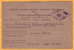 1947 Postcard Of A Prisoner Of War In The USSR, Camp No. 7723, Military Censorship 105 - Brieven En Documenten