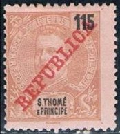 S. Tomé, 1911, # 105, MH - St. Thomas & Prince
