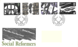 1976 Social Reformers Addressed FDC Tt - 1971-80 Ediciones Decimal