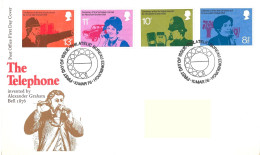 1976 Telephones Addressed FDC Tt - 1971-1980 Em. Décimales