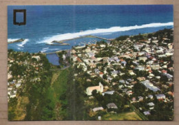 CPSM ILE DE LA REUNION - SAINT PIERRE - Vue Aérienne De Saint-Pierre - TB PLAN Partie Quartier Avec Détails Maisons - Saint Pierre