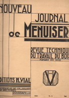 Revue NOUVEAU JOURNAL DE MENUISERIE  N°5 Mars 1931   (CAT4081 / 1931 /5) - Bricolage / Técnico