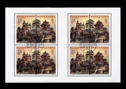 Bloc De 4X2 Timbres Chine  2002  YT 374/375 Oblitéré/  Sheet  2002 Used  Mi 433/434 China - Blocks & Kleinbögen