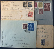 Portugal, Lot De 5 Enveloppes Et Cartes Postales - (B1950) - Otros & Sin Clasificación