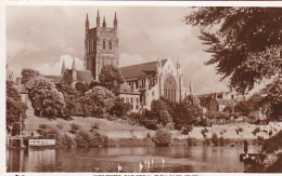 2811	134	Worcester Cathedral From River Severn (see Corners)  - Other & Unclassified