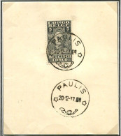 Congo Paulis Oblit. Keach 8C1-Dmyt Sur C.O.B. 135 Sur Papier Libre Le 20/12/1937 - Cartas & Documentos