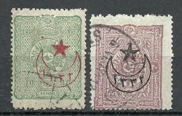 Turkey; 1916 Overprinted War Issue Stamps - Used Stamps