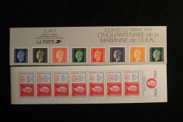 FRANCE 1994 CARNET BC2865 JOURNEE DU TIMBRE NEUFS** NON PLIE TTB CINQUANTENAIRE MARIANNE DE DULAC - Stamp Day