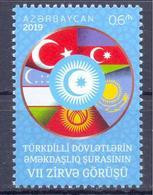 2019. Azerbaijan, Summit Of Turks Languages Countries, 1v, Mint/** - Azerbaïjan