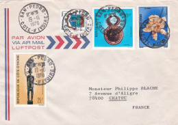 Côte D'Ivoire-1976--lettre SAN PEDRO Pour CHATOU -78 (France)--timbres Divers ......cachets - Costa De Marfil (1960-...)