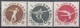 JAPAN 777-779,unused - Sommer 1964: Tokio