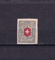 G016 Switzerland 1851 Fake Coat Of Arms - 1843-1852 Federale & Kantonnale Postzegels