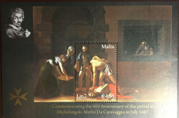 Malta 2007 Caravaggio Paintings Minisheet MNH - Malta