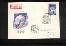 Russia USSR 1987 Space / Weltraum Mars 1 Interesting Registered Letter - Rusia & URSS