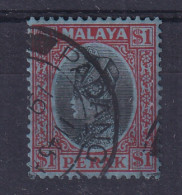 Malaya - Perak: 1935/37   Sultan Iskandar   SG100    $1     Used - Perak