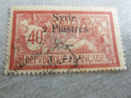 Type Merson - Syrie - 2pi.s.40c. - Yt 135 - Rouge Et Bleu - Oblitéré - Année 1924 - - Used Stamps