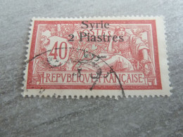 Type Merson - Syrie - 2pi.s.40c. - Yt 135 - Rouge Et Bleu - Oblitéré - Année 1924 - - Gebruikt