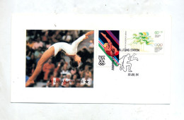 Lettre Cachet  Jeu Olympique Los Angeles - Covers & Documents