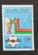 MAROC 1986  MNH**   FOOTBALL FUSSBALL SOCCER  CALCIO VOETBAL FUTBOL FUTEBOL FOOT - Nuovi